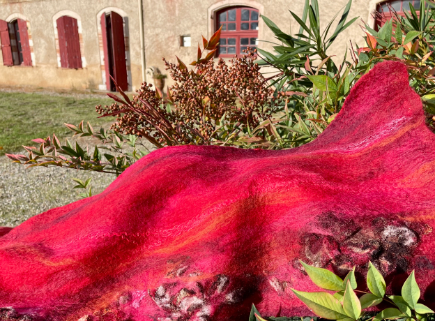Atelier de feutre fin, vêtements et objets de décoration à Auvillar, Tarn et Garonne (82)